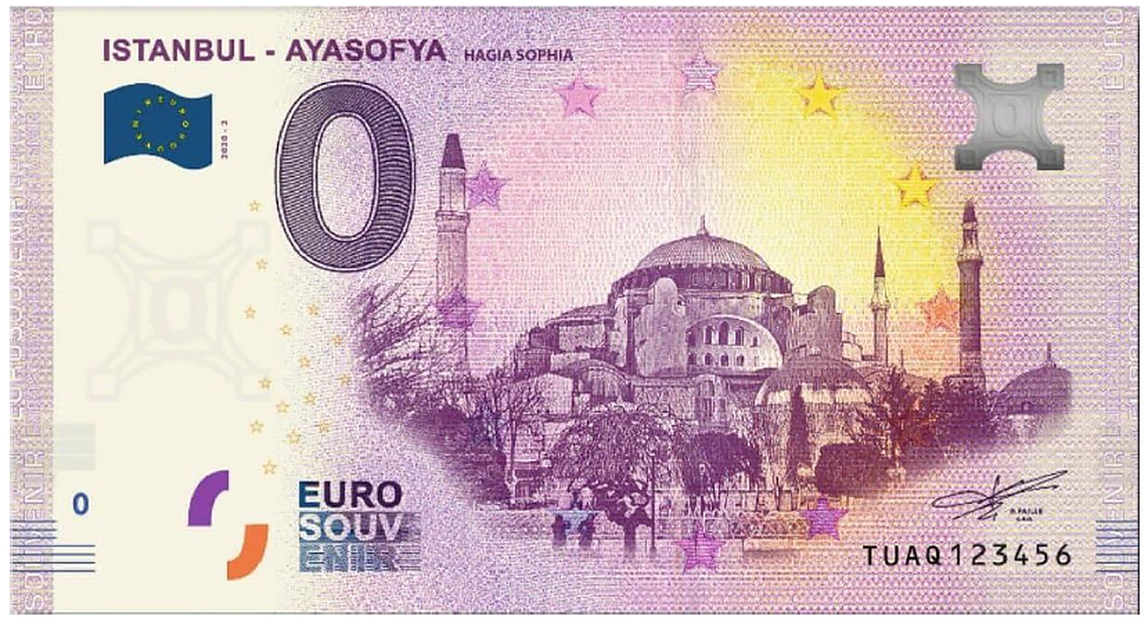 Ayasofya banknot konsepti