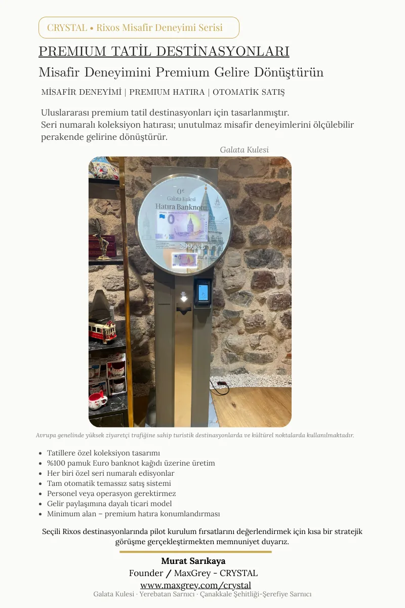 CRYSTAL akıllı otomat