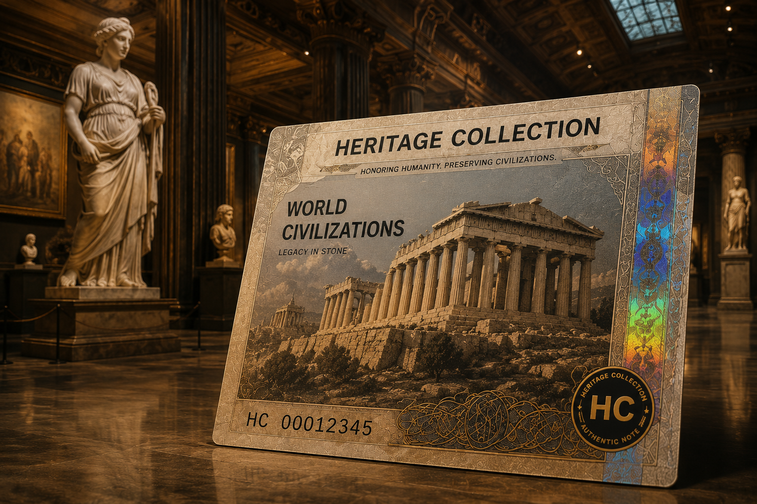 Turn the museum visit into a lasting collection experience.