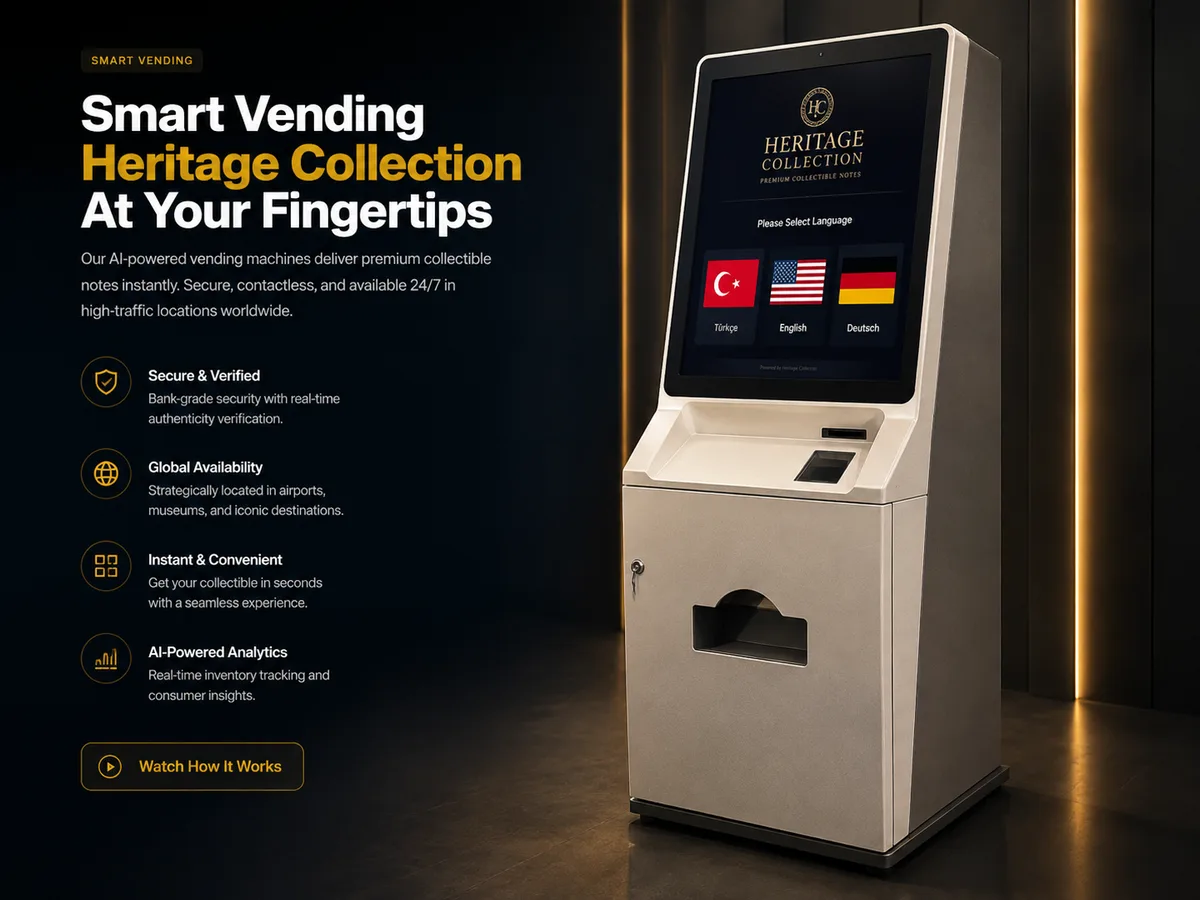 Heritage Collection smart vending machine